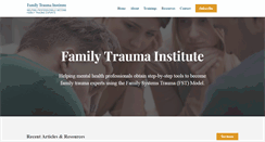 Desktop Screenshot of familytrauma.com