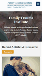 Mobile Screenshot of familytrauma.com